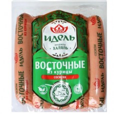 Сосиски Идель Восточные Из Курицы вареные, 300г в магазинах Перекресток
