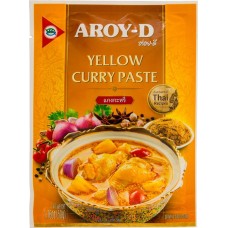 Паста Aroy-D карри жёлтая, 50мл в магазинах Перекресток