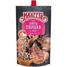 Соус Махеевъ пять перцев деликатесный, 230мл в магазинах Перекресток