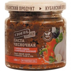 Паста чесночная Стоевъ с хмели-сунели/копченой паприкой, 200мл в магазинах Перекресток