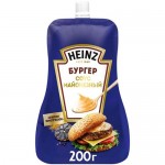 Соус Heinz Бургер майонезный со вкусом черного чеснока, 200г Соус Heinz Бургер майонезный со вкусом черного чеснока, 200г