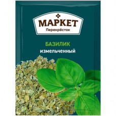 Базилик измельчённый Маркет Перекрёсток, 7г в магазинах Перекресток