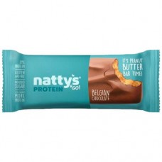 Батончик Nattys&Go PRO протеиновый с арахисовой пастой в шоколаде, 45гр в магазинах Перекресток