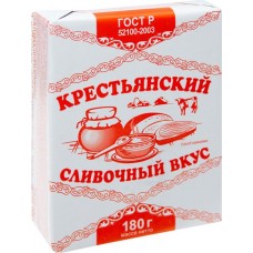 Спред растительно-жировой Сливочник Крестьянский 60%, 180г в магазинах Перекресток