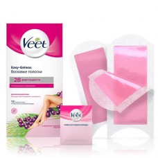 Полоски для депиляции восковые Veet для нормальной кожи, 12шт в магазинах Перекресток