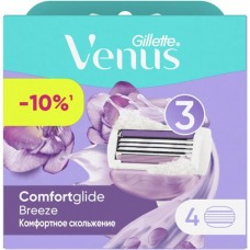Кассеты для бритья Venus Breeze, 4шт в магазинах Перекресток