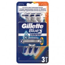 Бритва безопасная Gillette Blue 3 Comfort одноразовая, 3шт в магазинах Перекресток