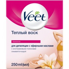 Воск для депиляции тёплый Veet с эфирными маслами, 250мл в магазинах Перекресток
