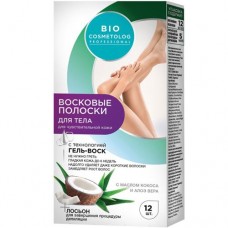Набор Bio Cosmetolog Professional Полоски восковые и Лосьон для завершения депиляции, 12шт в магазинах Перекресток
