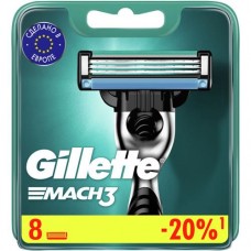 Кассеты для бритья Gillette Mach3 сменные, 8шт в магазинах Перекресток