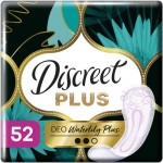 Прокладки DISCREET Deo Water Lily Plus женские 52шт
