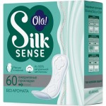 Прокладки Ola Silk Sense Daily женские гигиенические впитывающие, 60шт Прокладки Ola Silk Sense Daily женские гигиенические впитывающие, 60шт