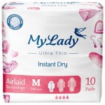 Прокладки My Lady Instant Dry ультратонкие М, 10шт Прокладки My Lady Instant Dry ультратонкие М, 10шт