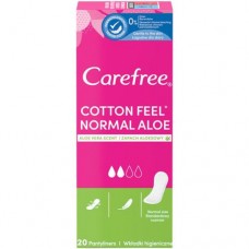 Прокладки Carefree Cotton Feel Aloe женские ежедневные, 20шт в магазинах Перекресток