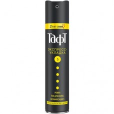 Лак для волос Taft Экспресс-укладка мегафиксация, 225мл в магазинах Перекресток