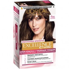 Крем-краска для волос L'Oreal Paris Excellence Creme каштановый 400 в магазинах Перекресток