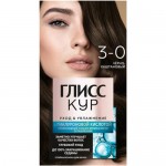 Краска Gliss Kur Уход&увлажнение для волос стойкая тон 3-0 чёрно-каштановый Краска Gliss Kur Уход&увлажнение для волос стойкая тон 3-0 чёрно-каштановый
