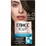 Краска Gliss Kur Уход&увлажнение для волос стойкая тон 4-0 тёмно-каштановый Краска Gliss Kur Уход&увлажнение для волос стойкая тон 4-0 тёмно-каштановый