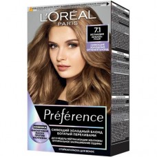 Краска для волос Loreal Paris Preference стойкая 7.1 Исландия в магазинах Перекресток