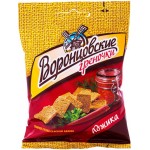 Сухарики-гренки Воронцовские ржаные со вкусом аджики, 60г