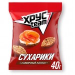 Сухарики Хрусteam Сливочный Лосось, 40г