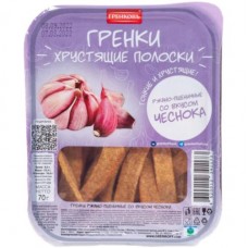 Гренки Гренковъ ржано-пшеничные со вкусом чеснока, 70г в магазинах Перекресток