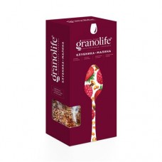 Гранола Granolife клубника-малина, 400г в магазинах Перекресток