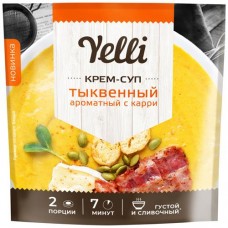 Крем-суп Yelli ароматный тыквенный с карри, 70г в магазинах Перекресток