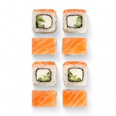 Ролл Филадельфия Лайт «Много Лосося», 185г в магазинах Перекресток