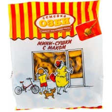 Мини-сушки Семейка Озби с маком, 150г в магазинах Перекресток