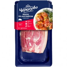 Бекон свиной Черкизово по-английски без кости категории Б охлаждённый, 250г в магазинах Перекресток