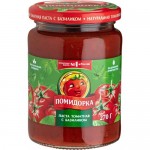 Томатная паста Помидорка с базиликом, 250г Томатная паста Помидорка с базиликом, 250г