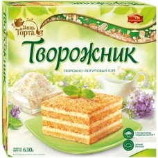 Торт Черёмушки Творожно-йогуртовый, 630г в магазинах Перекресток