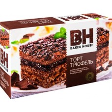 Торт бисквитный Baker House Трюфель, 350г в магазинах Перекресток