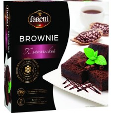Торт бисквитный Faretti Brownie классический, 350г в магазинах Перекресток