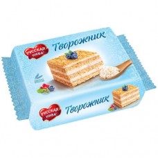 Торт бисквитный Русская Нива Творожник, 300г в магазинах Перекресток
