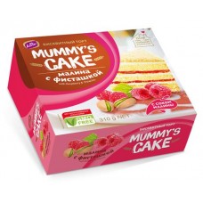 Торт Konti Mummy's cake малина-фисташка, 310г в магазинах Перекресток