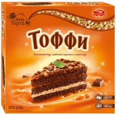 Торт День Торта Тоффи, 650г в магазинах Перекресток