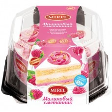 Торт Mirel Малиновый Сметанник, 650г в магазинах Перекресток
