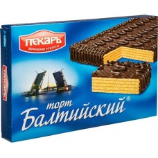 Торт Пекарь Балтийский вафельный, 320г в магазинах Перекресток