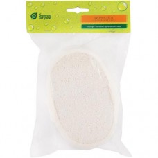 Мочалка Банные Штучки спонж мягкий из люфы с хлопком в магазинах Перекресток