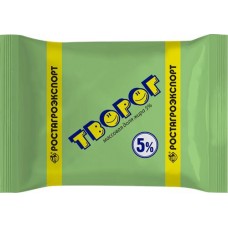 Творог Ростагроэкспорт 5%, 180г в магазинах Перекресток