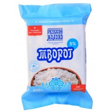 Творог Рузское Молоко Рузский 5%, 200г в магазинах Перекресток