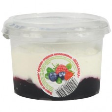 Творог Царка Лесные ягоды со сливками с фруктово-ягодным наполнителем 5%, 200г в магазинах Перекресток