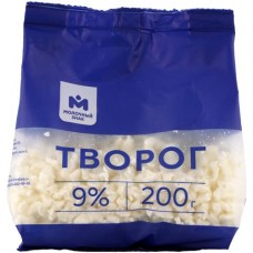 Творог 9% Молочный знак, 200г в магазинах Перекресток