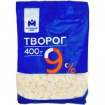 Творог 9% Молочный Знак, 400г