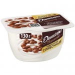 Продукт творожный Даниссимо с хрустящими шоколадными шариками 7.2%, 130г