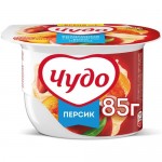 Творожок Чудо Персик 5.8%, 85г Творожок Чудо Персик 5.8%, 85г