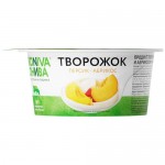 Продукт творожный Эконива Творожок с персиком и абрикосом 5%, 125г