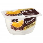 Продукт творожный Даниссимо апельсин с крошкой из тёмного шоколада 5.8%, 130г